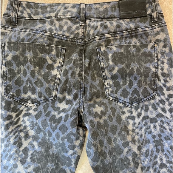 DKNY Leopard Print Jeggings Skinny Jeans - Picture 5 of 9